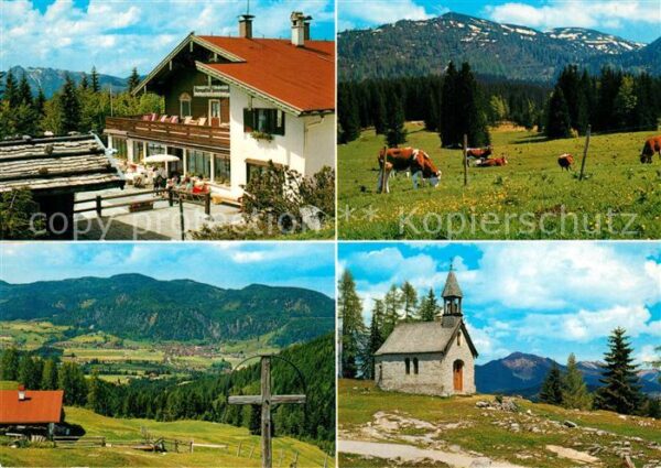 Reit Winkl Alpengasthof Hindenburghütte Panorama K