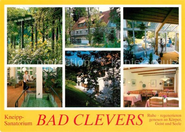 Groenenbach Bad Kneipp Sanatorium Bad Clevers Teilansic