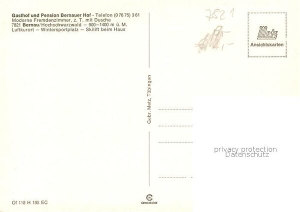 Bernau Schwarzwald Gasthof Pension Bernauer Hof – Bild 2