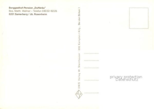 Samerberg Berggasthof Pension Duftbräu Kapelle – Bild 2