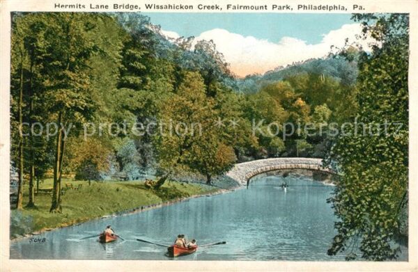Philadelphia New York Fairmount Park Hemits Lane Bridge