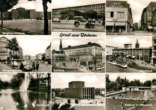 Bochum Bergbau Museum Hauptbahnhof Freibad Sta