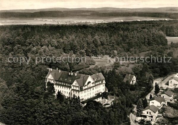 Bad Salzhausen Fliegeraufnahme Hessisches Staatsbad