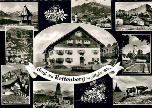 Rettenberg Oberallgaeu Mittag Grünten Alpe Kammereck Haus Wohl