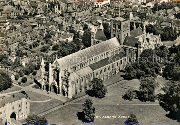 Albans St Fliegeraufnahme Abbey