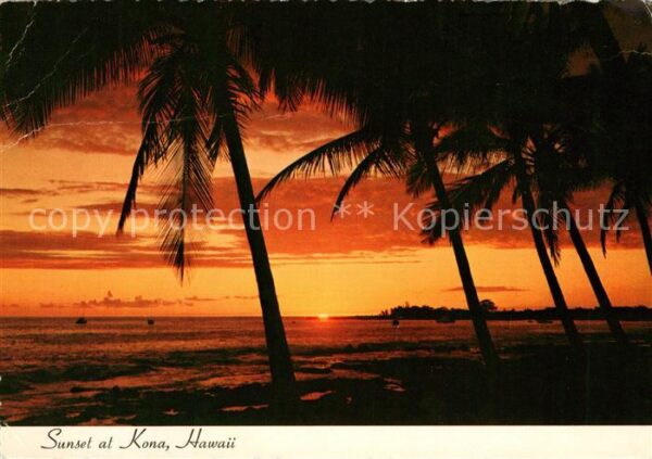 Hawaii US-State Kona Sonnenuntergang