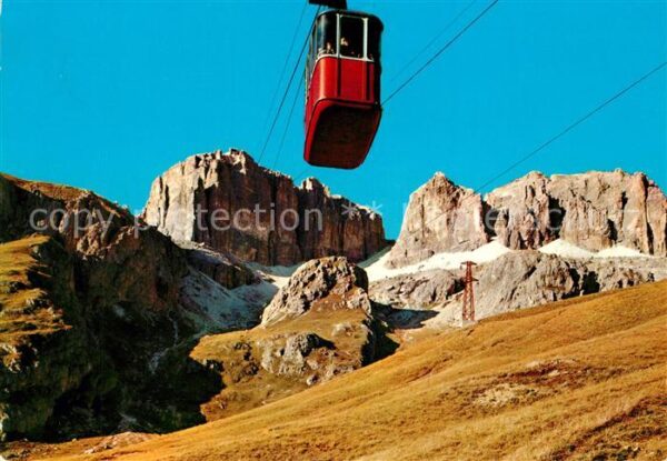Seilbahn Sella Sellastock Dolomiti