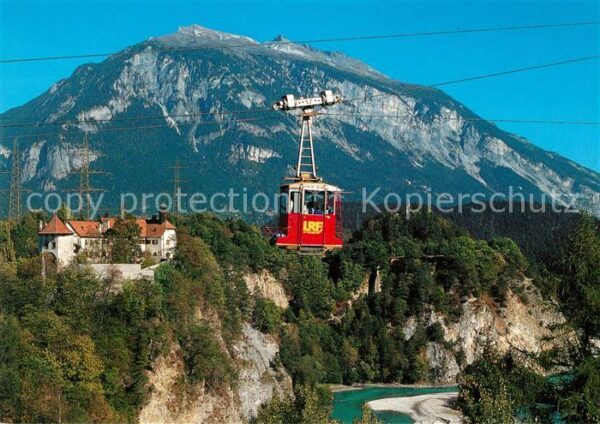 Seilbahn Rhäzüns Schloss