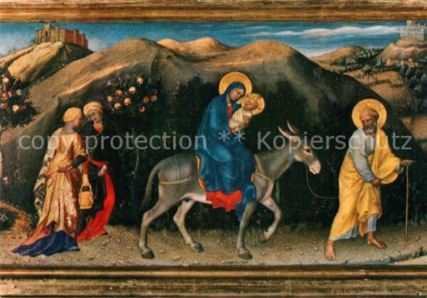Kuenstlerkarte Gentile da Fabriano Adorazione dei Magi