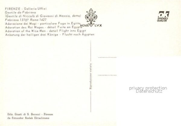 Kuenstlerkarte Gentile da Fabriano Adorazione dei Magi – Bild 2