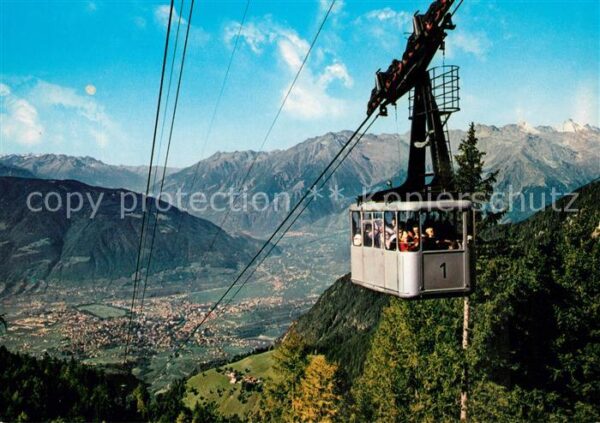 Seilbahn Ifinger Meran Texelgruppe Funivia Ivign