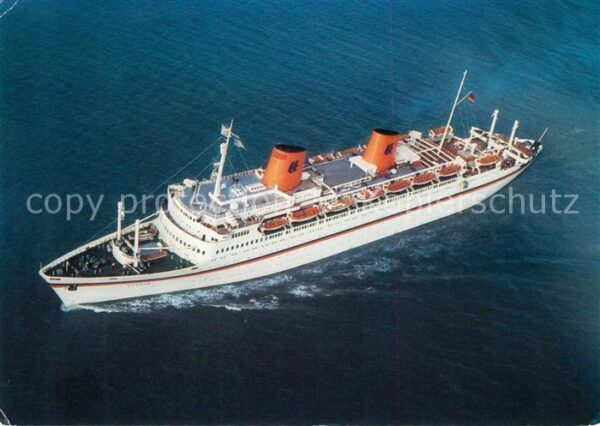 Schiffe Ships Navires MS Europa Fliegeraufnahme