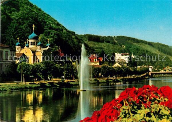 Russische Kirche Kapelle Bad Ems Fontäne Lahn