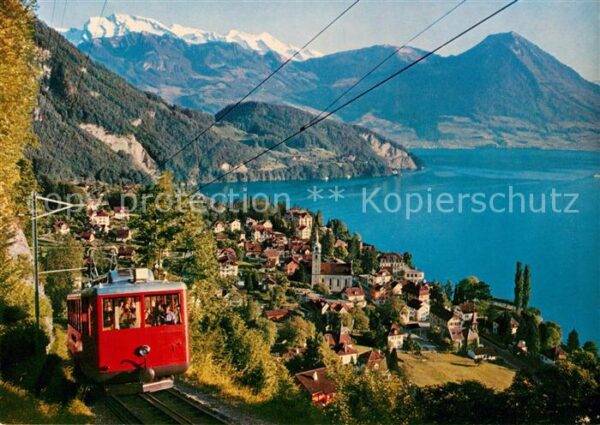 Zahnradbahn Rigi-Bahn Vitznau Vierwaldstättersee Ni