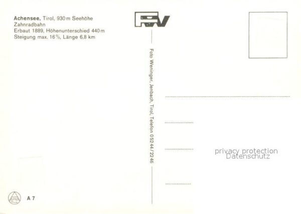 Zahnradbahn Motorschiff Achensee – Bild 2