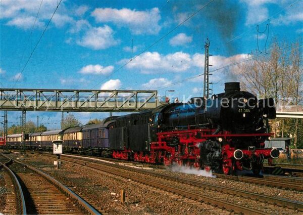 Lokomotive Dampflokomotive 41 360 Mainz Bischofshe