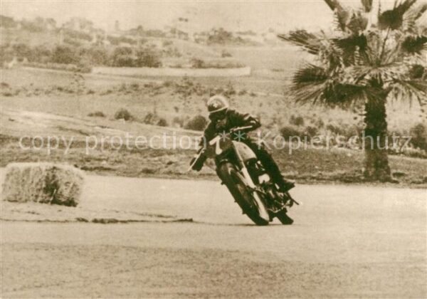 Motorrad Norton Hans Haldemann Casablanca 1949