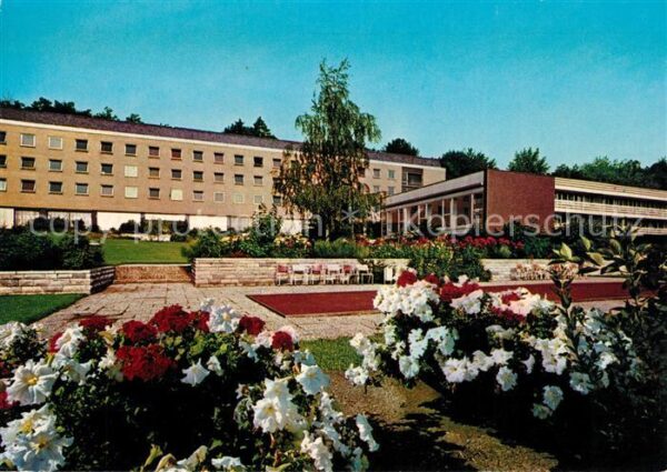 Bad Sachsa Harz Eisenbahner Erholungsheim Blumenbeet