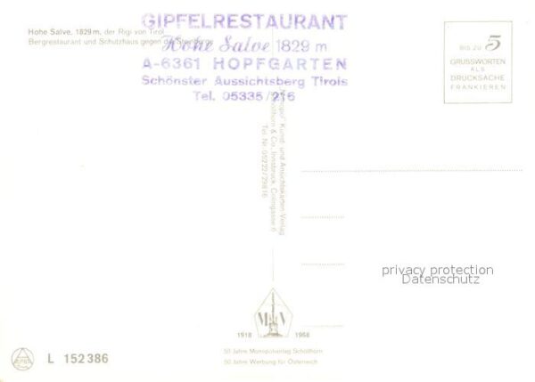 Hohe Salve Bergrestaurant und Schutzhaus gegen die – Bild 2