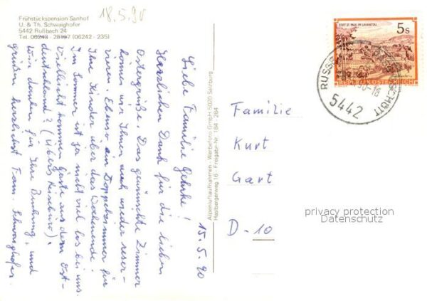 Russbach Pass Gschuett Pension Sanhof Fliegeraufnahme – Bild 2