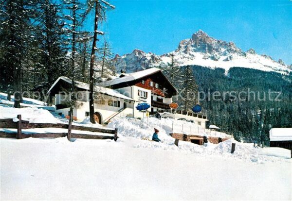 St Florian Eggental Albergo Obereggen Gasthof Winterlandsch