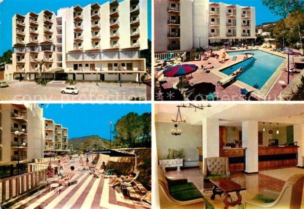 Paguera Mallorca Islas Baleares Hotel Palmira Swimming Pool Rezeption T