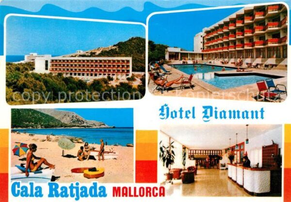 Cala Ratjada Mallorca Hotel Diamant Rezeption Swimming Pool S