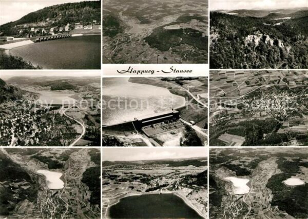 Happurg Stausee Fliegeraufnahmen
