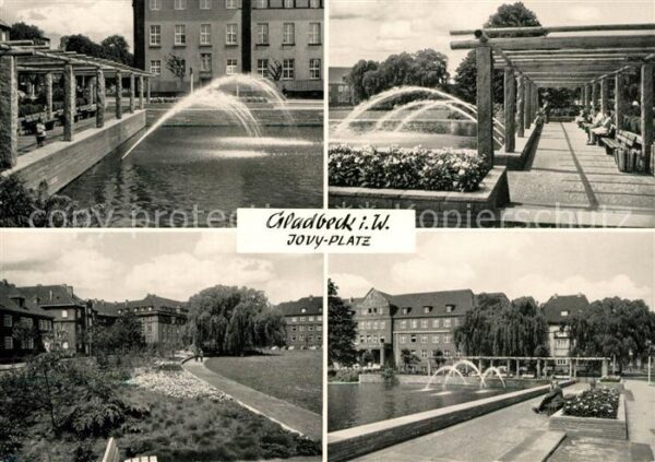 Gladbeck Jovy Platz Wasserspiele