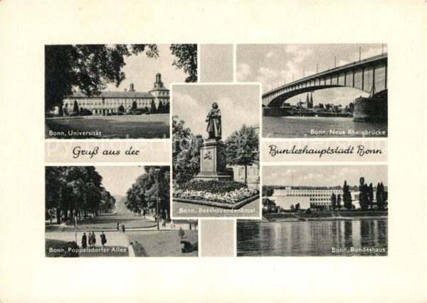 Bonn Rhein Universität Neue Rheinbrücke Poppelsdor