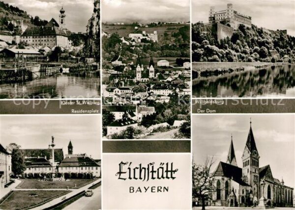 Eichstaett Oberbayern Abtei Kloster St Walburg Altmühl Willib