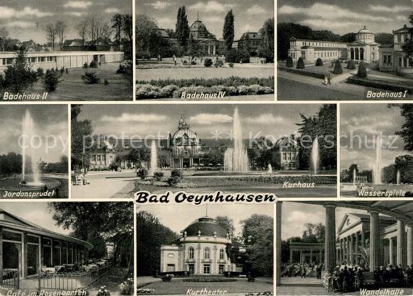 Bad Oeynhausen Badehäuser Jordansprudel Kurhaus Wasser