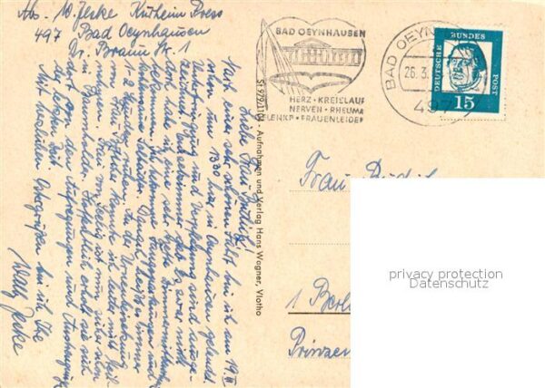 Bad Oeynhausen Badehäuser Jordansprudel Kurhaus Wasser – Bild 2