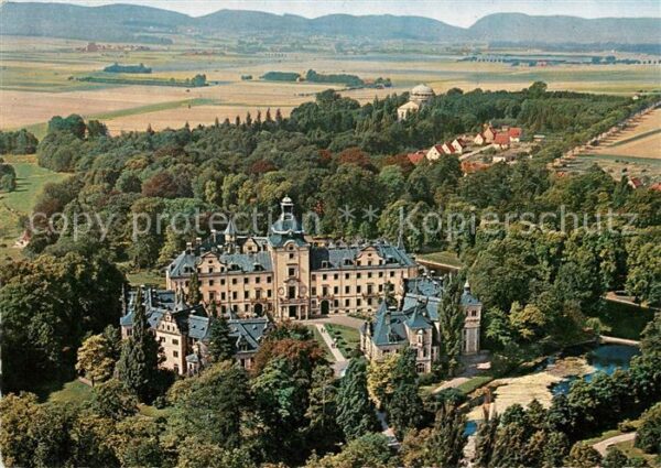Bueckeburg Schloss Fliegeraufnahme