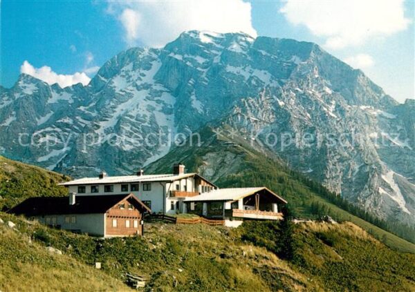 Berchtesgaden Fliegeraufnahme Berggaststätte Oberahor