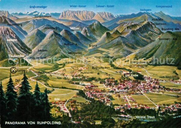 Ruhpolding Fliegeraufnahme
