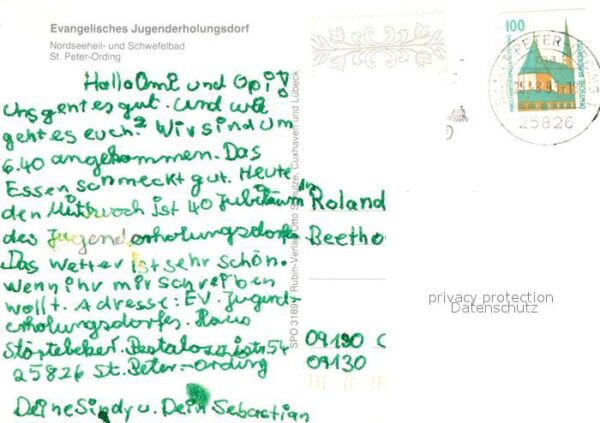 St Peter-Ording Jugend-Erholungsdorf Kolumbus Nansen Wi – Bild 2