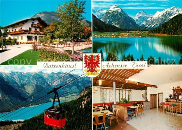 Pertisau Achensee Pension Batzenhäusl Seilbahn Achensee