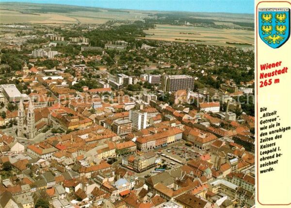 Wiener Neustadt Fliegeraufnahme Domplatz Dom Zisterzien