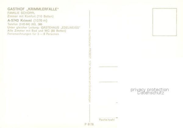 Krimml Gasthof Krimmlerfälle – Bild 2