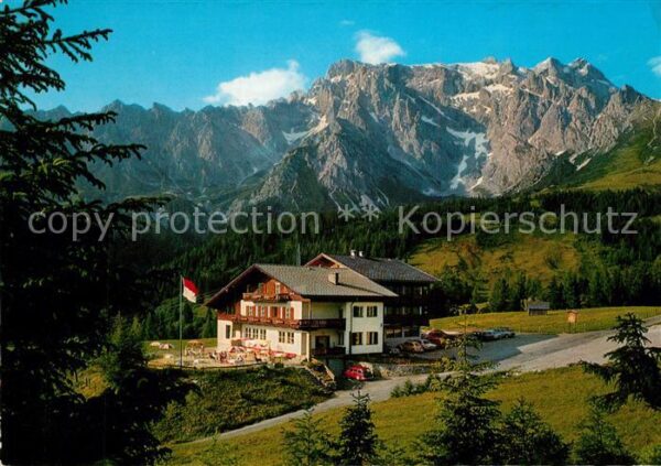 Dienten Hochkoenig Alpengasthof Pension Übergossene  Alm