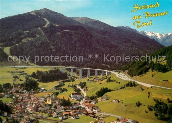 Steinach Brenner Tirol Fliegeraufnahme Gschnitztalbrücke