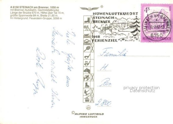 Steinach Brenner Tirol Fliegeraufnahme Gschnitztalbrücke – Bild 2