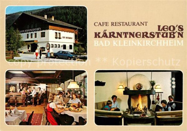 Bad Kleinkirchheim Kaernten Cafe Restaurant Leos Kärntnerstubn