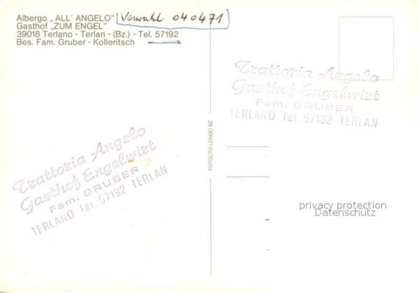 Terlano Suedtirol Albergo All Angelo Gasthaus Zum Engel – Bild 2
