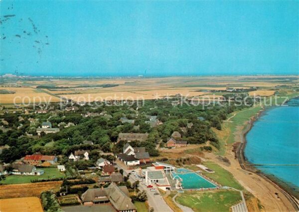 Keitum Sylt Fliegeraufnahme Restaurant Cafe Kiefer