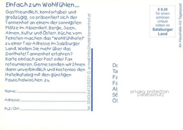 St Johann Pongau Dorfhotel Tannenhof – Bild 2