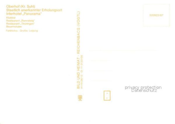 Oberhof Thueringen Interhotel Panorama Restaurants – Bild 2