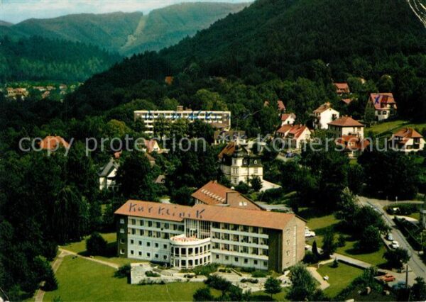 Bad Lauterberg Fliegeraufnahme Kirchberg Kurklinik