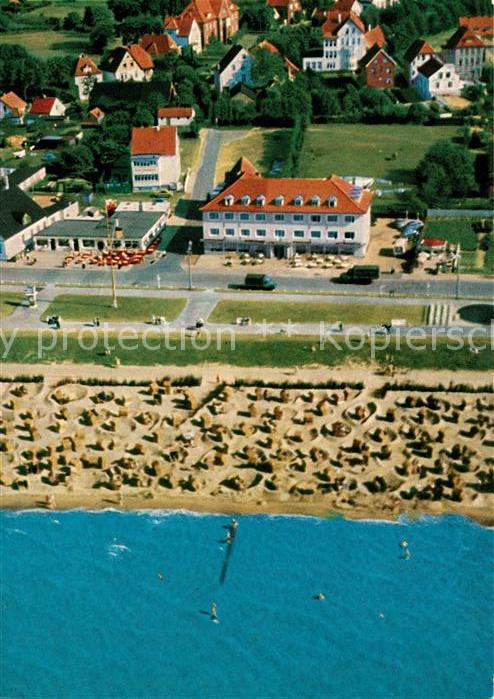 Duhnen Nordsee Fliegeraufnahme Hotel Strandperle am St